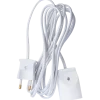 Adaptorkabel m/børnesikring 3 m hvid