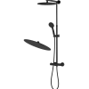 Adora magna topbruser og termostatssæt Ø300 mm sort