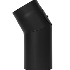 Aduro bøjning med renseluge sort 250x250 mm 90°