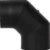 Aduro bøjning med renseluge 2x45° 265x265 mm sort