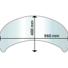 Aduro glasgulvplade til elipse 6 mm til aduro 15 serie