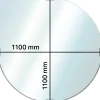 Aduro glasgulvplade 1100x1100x6 mm