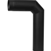 Aduro knærør 2x45° med renselåge sort