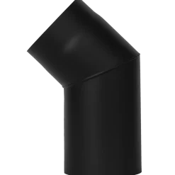 Aduro røgrør bøjning 235x165 mm sort 15°