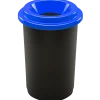 Affaldsspand eco 50 liter, blå låg