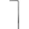 Afløbsrør t/håndvask vinkel 220x680 mm krom