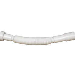 Afløbsslange t/håndvask flexibel 1 1/4"x32/40 mm hvid