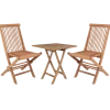 Alba/Bali cafésæt med bord og 2 stole teak