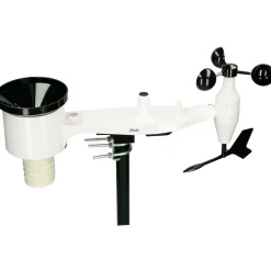 Alecto WS-5200 Professionel 6 i 1 WiFi vejrstsation med app og trådløs sensor sort