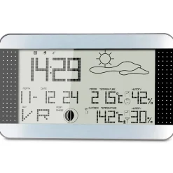 Alecto WS-1700 vejrstation med trådløs sensor sølv
