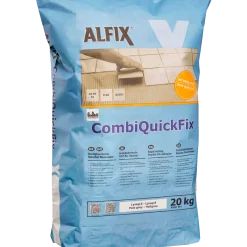 Alfix CombiQuickFix hurtighærdende fliseklæber 20 kg grå