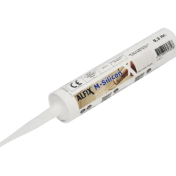 Alfix M-Silicon 300 ml stålgrå