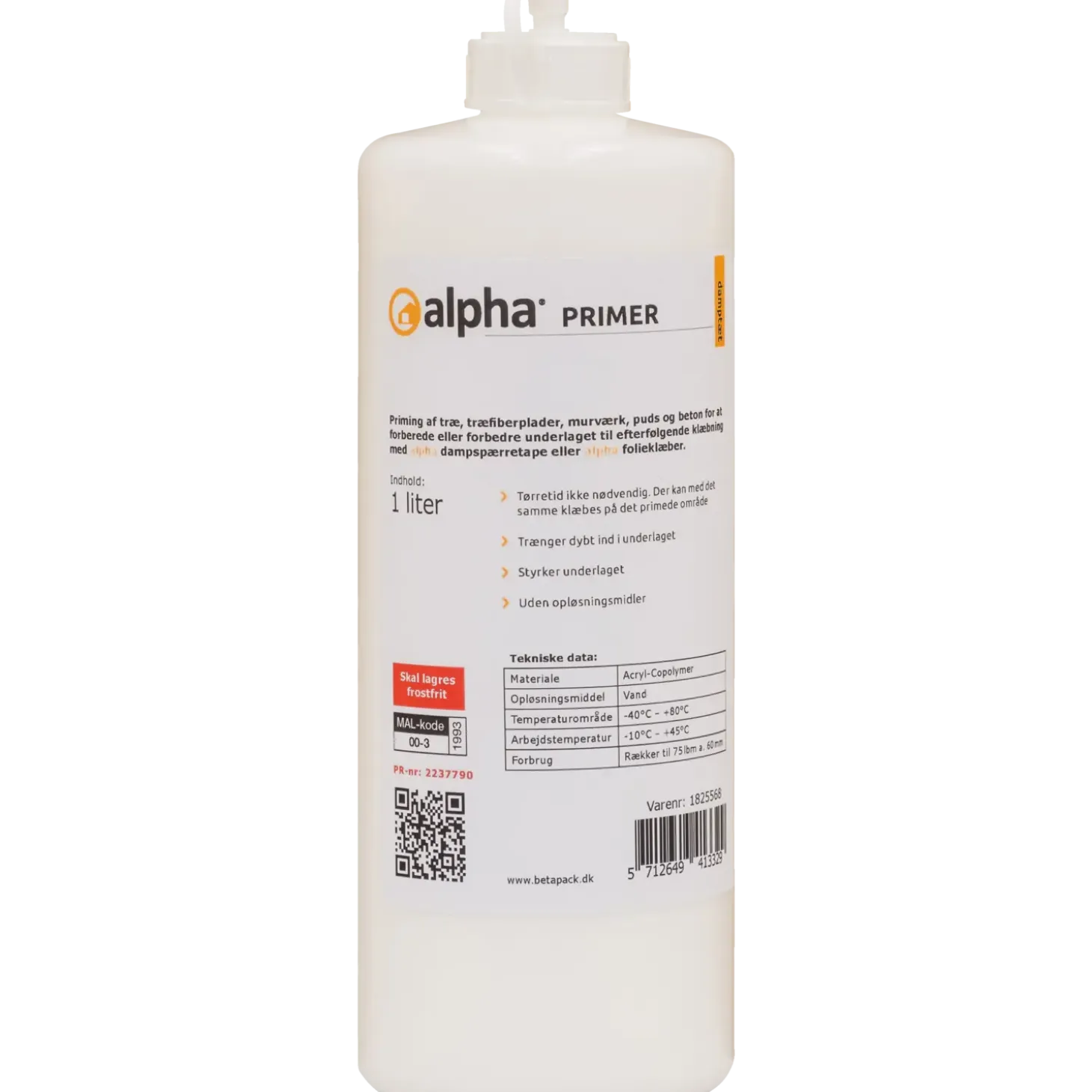 Alpha primer damptæt 1000 ml