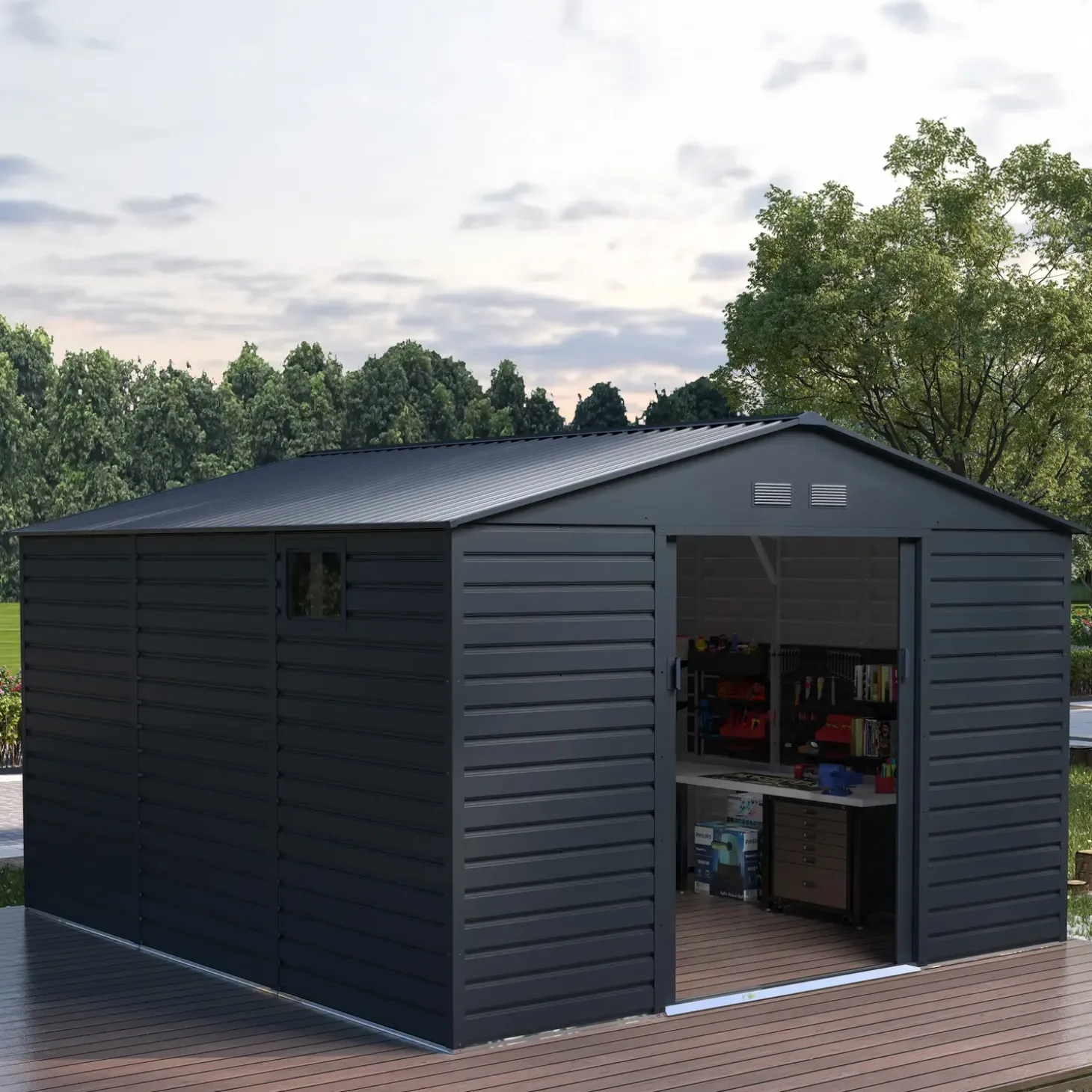 Arthur redskabsskur 13 m²