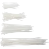 Ass. kabelstrips naturel 100 stk