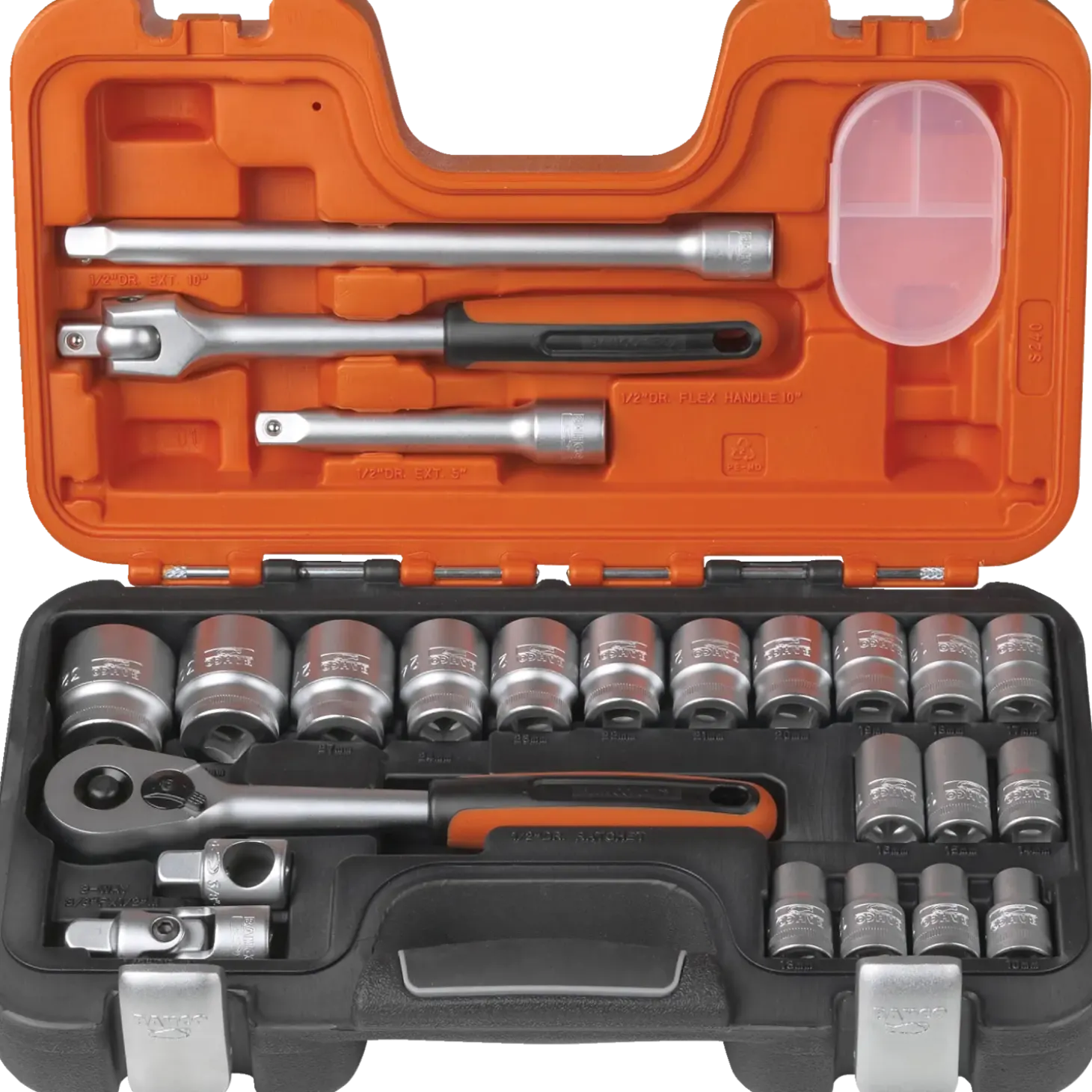 Bahco S240 topnøglesæt 1/2" - 24 dele