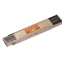 Bahco træ tommestok 12 led - 2 meter