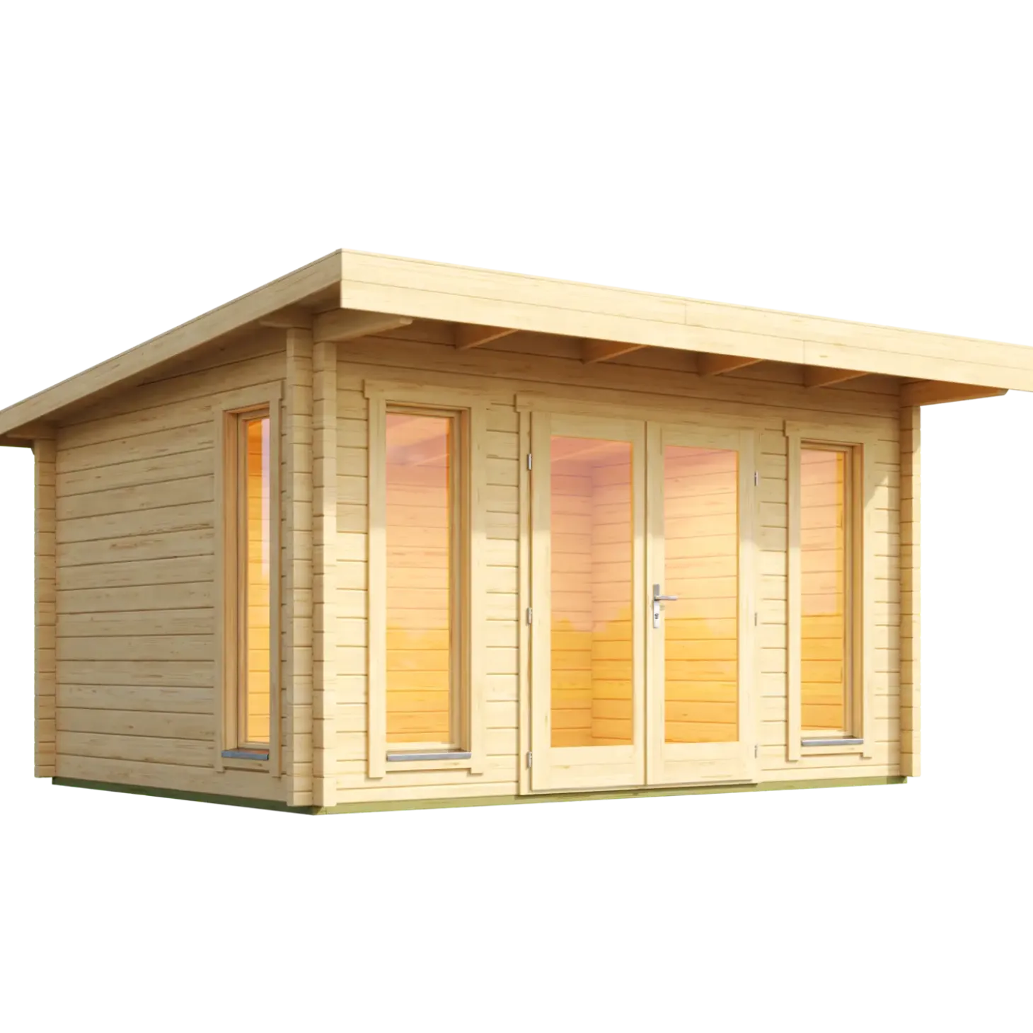 Barbados medium hytte med dobbeltdør og høje vinduer 11,36 m²