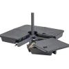 Barcelona parasolfod plast 64 L u/metalkryds