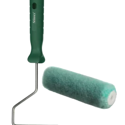 Basic malerrulle med skaft kort 100 mm