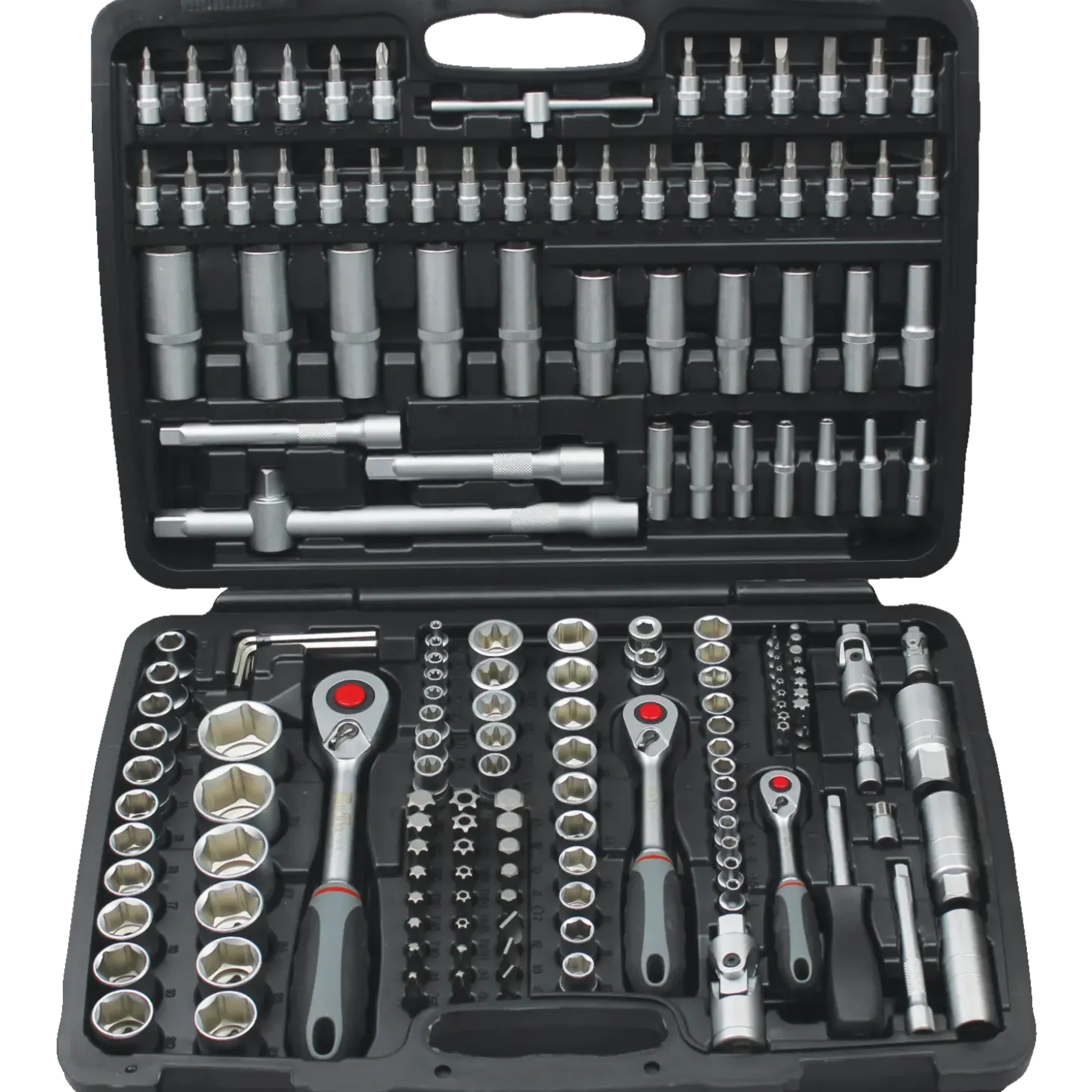 Bato topnøglesæt 1-4"-3/8"-1/2" - 171 dele