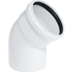 Bøjning PP 32 x mm 45° hvid