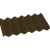 Bølgeplade B7 FK mokka 1100 x 570 mm