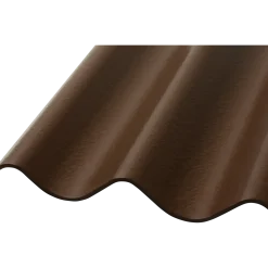 Bølgeplade B7 FK mokka 1100 x 570 mm