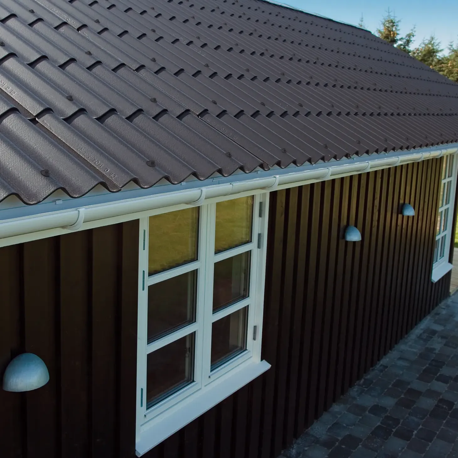 Bølgeplade B7 FK sortblå 1100x570 mm