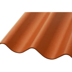 Bølgeplade B7 FK teglrød 1100 x 570 mm