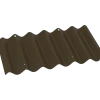 Bølgeplade B7 HJ/HU mokka 1100 x 570 mm