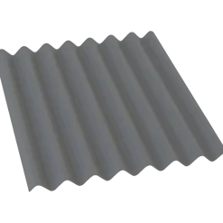Bølgeplade B6-S FK 1090x1180 mm grå
