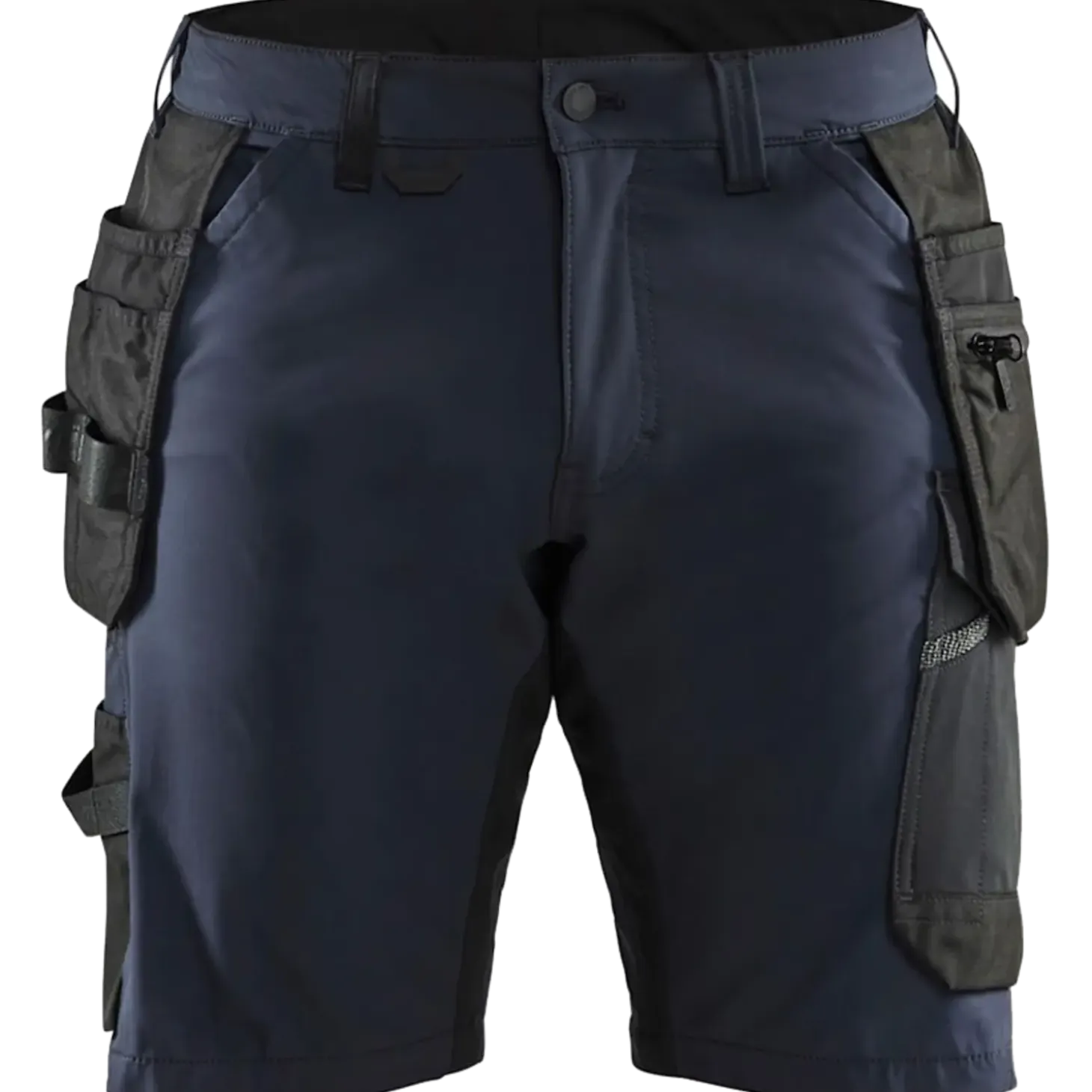 Blåklæder håndværker shorts 4-vejs stretch mørk marineblå/sort str. C62