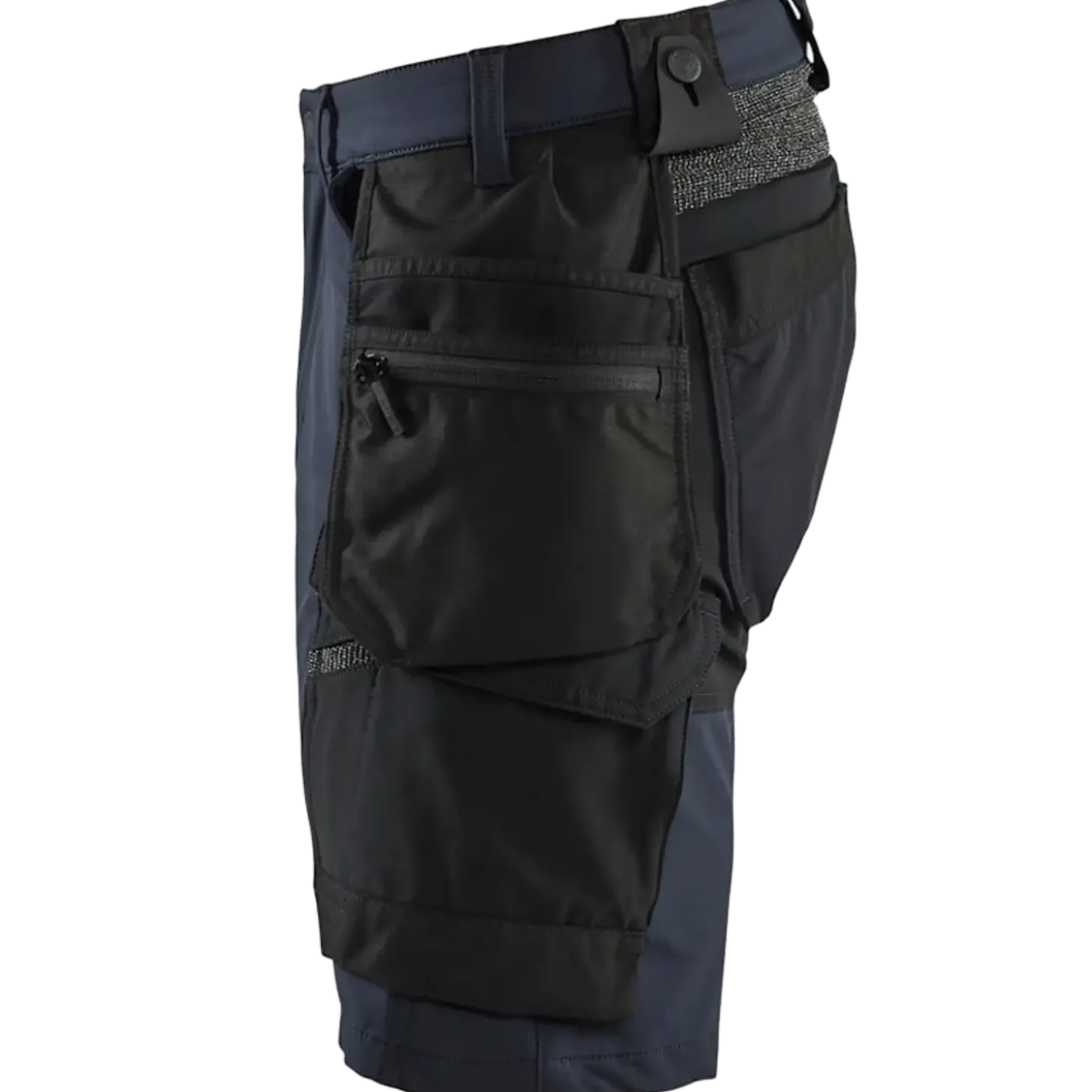 Blåklæder håndværker shorts 4-vejs stretch mørk marineblå/sort str. C62