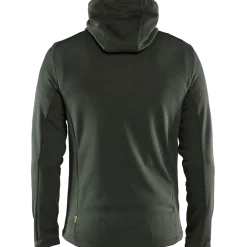 Blåklæder hættetrøje Full Zip efterårsgrøn/sort str. XL
