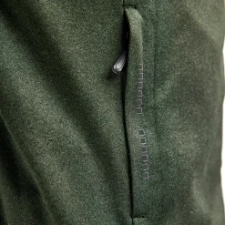 Blåklæder hættetrøje Full Zip efterårsgrøn/sort str. XL