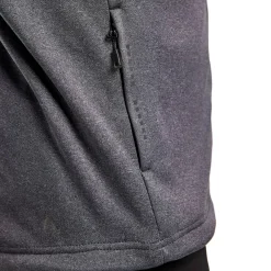 Blåklæder hættetrøje Full Zip sortmeleret str. 2XL