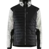 Blåklæder hybrid jakke gråmeleret/sort str. 2XL