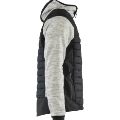 Blåklæder hybrid jakke gråmeleret/sort str. 2XL