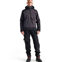 Blåklæder softshell jakke mørk grå/sort str. 2XL