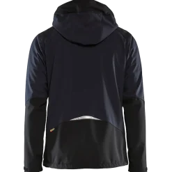 Blåklæder softshell jakke mørk marineblå/gul str. 2XL
