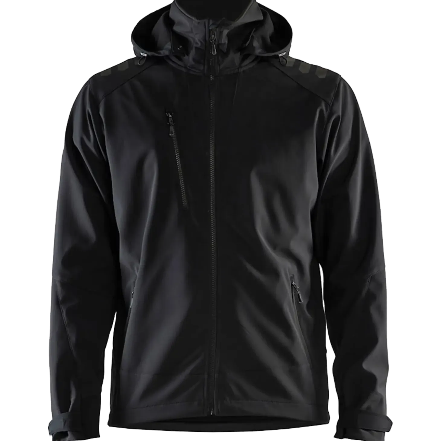 Blåklæder softshell jakke sort/sort str. XL