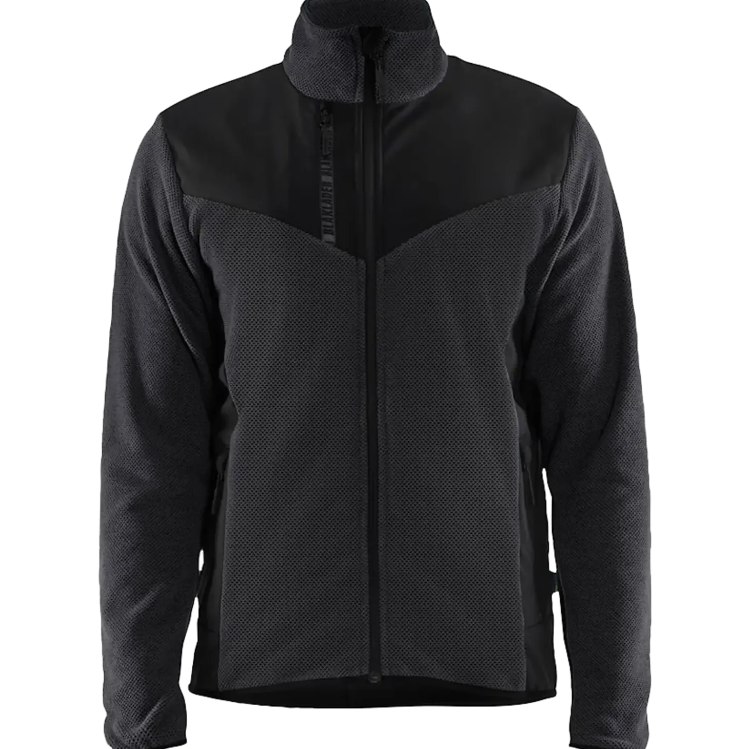 Blåklæder strikket softshell jakke antracit grå/sort str. XL