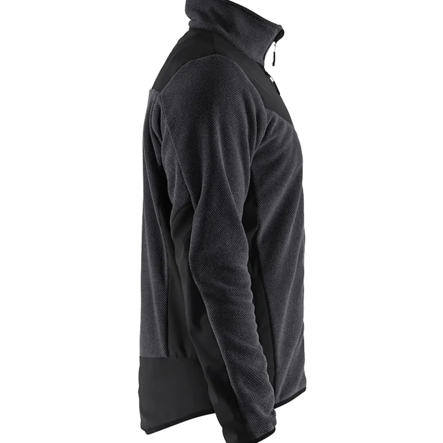 Blåklæder strikket softshell jakke antracit grå/sort str. XL