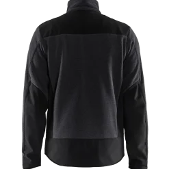 Blåklæder strikket softshell jakke antracit grå/sort str. XL
