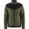 Blåklæder strikket softshell jakke efterårsgrøn/sort str.M