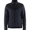 Blåklæder strikket softshell jakke mørk marine/sort str. L
