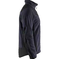 Blåklæder strikket softshell jakke mørk marine/sort str. L