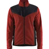 Blåklæder strikket softshell jakke brændt rød/sort str. XL