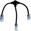 Blue Electric Flex-Line T-splitter